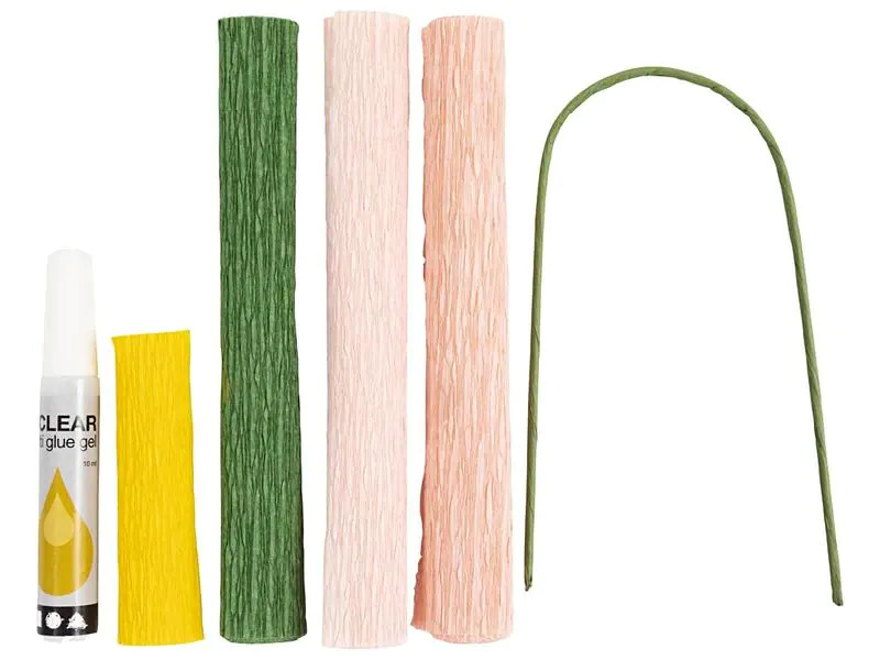 Creativ Company Bastelset Krepppapier-Set Pfingstrose