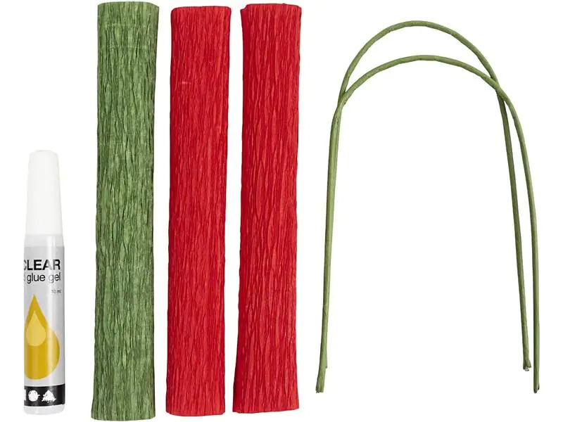Creativ Company Bastelset Krepppapier-Set Rosen