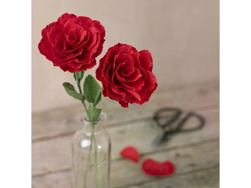 Creativ Company Bastelset Krepppapier-Set Rosen
