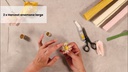 Creativ Company Bastelset Krepppapier-Set Strohkranz