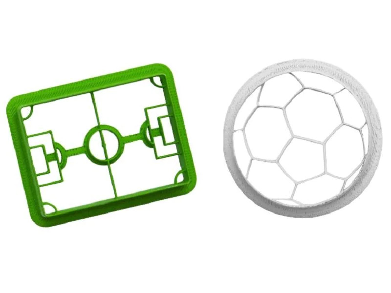 Decora Guetzli-Ausstecher-Set 2 Stück, Fussball