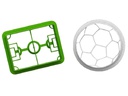 Decora Guetzli-Ausstecher-Set 2 Stück, Fussball