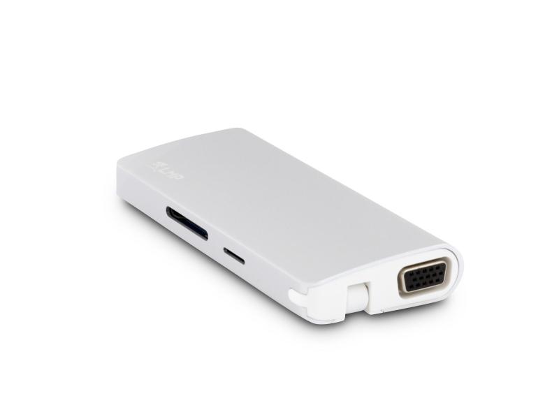 LMP Dockingstation USB-C Travel Dock Silber