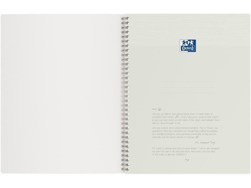 Oxford Notizbuch A4+, liniert, Blau