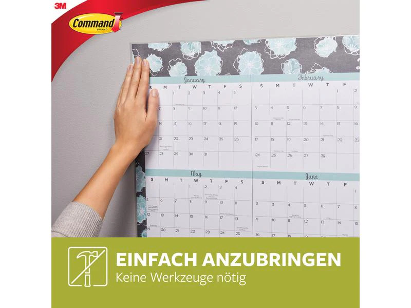 Command Klebepad Command Poster 15 mm x 0.05 m, Weiss
