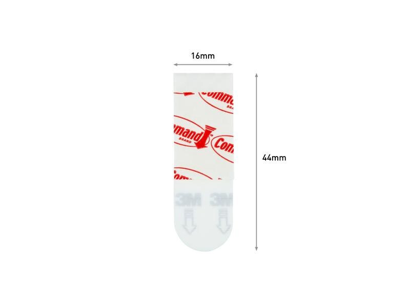 Command Klebepad Command Poster 15 mm x 0.05 m, Weiss