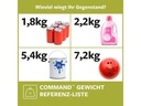Command Klebepad Command S 1.8 kg, Weiss