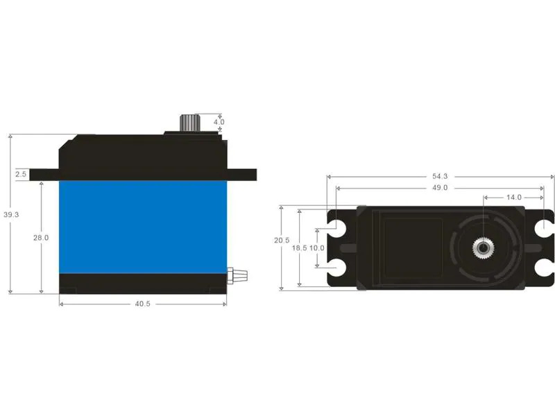 PowerHD Servo LW-30MG, Wasserdicht, 30 kg, Digital HV