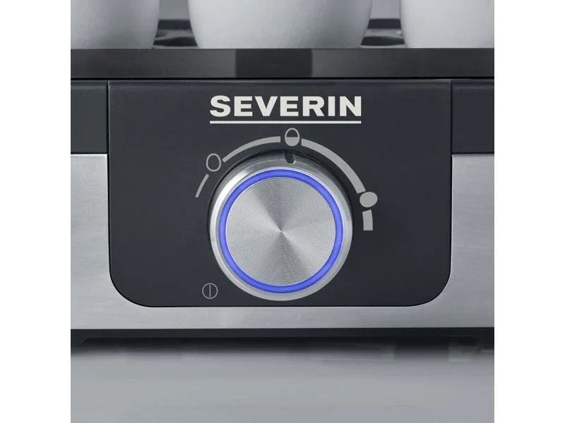 Severin Eierkocher EK 3167, Schwarz/Silber