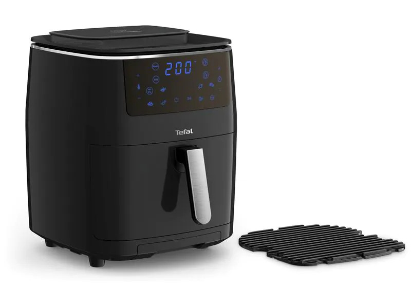 Tefal Heissluft-Fritteuse Easy Fry Grill &amp; Steam 3 in 1, Schwarz