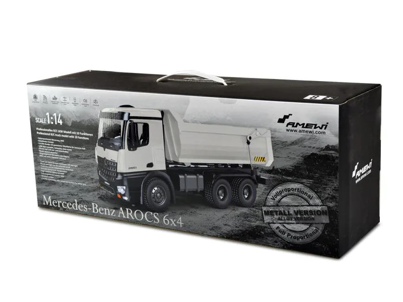Amewi Muldenkipper Mercedes-Benz Arocs Pro, Metall, RTR, 1:18