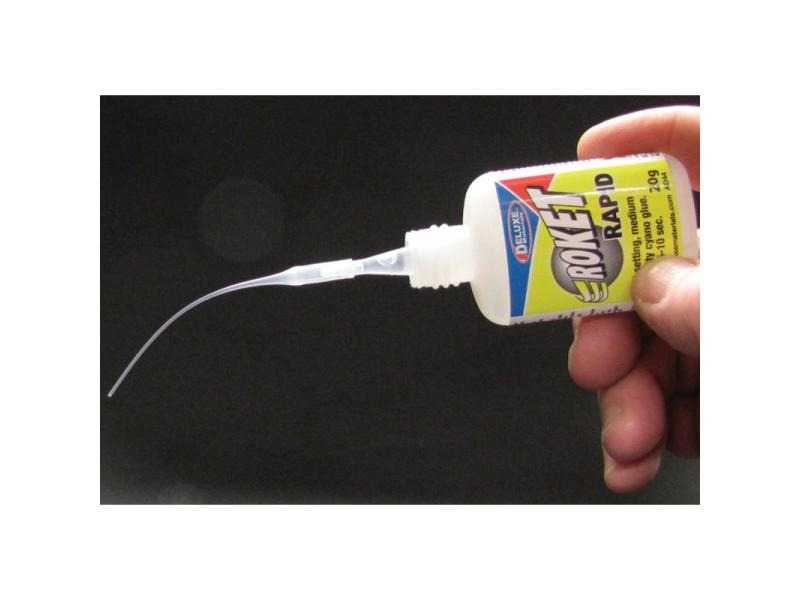 Deluxe Materials Modellbauklebstoff Roket Rapid 20 g, Transparent