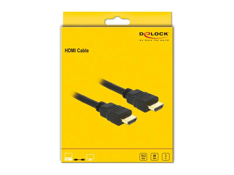 Delock Kabel 4K 30Hz HDMI - HDMI, 3 m