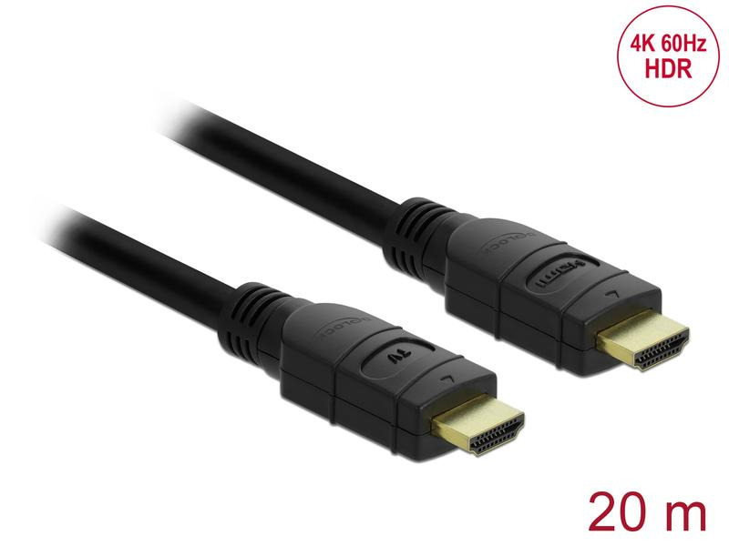 Delock Kabel 4K 60Hz HDMI - HDMI, 20 m