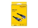 Delock Kabel gewinkelt links HDMI - HDMI, 1 m, Blau