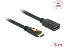 Delock Verlängerungskabel 4K 30Hz HDMI - HDMI, 3 m