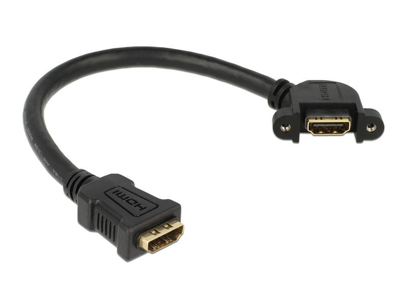 Delock Verlängerungskabel zum Einbau HDMI - HDMI, 0.25 m