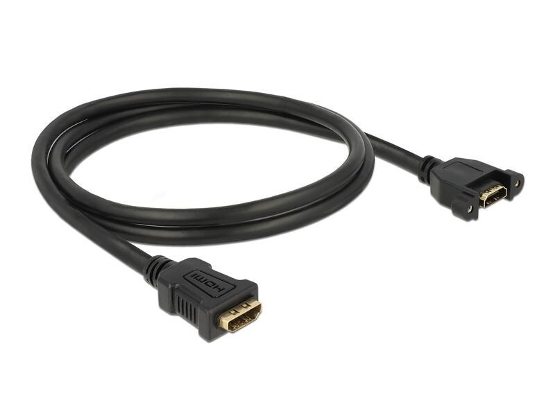 Delock Verlängerungskabel zum Einbau, 4K 30Hz HDMI - HDMI, 1 m