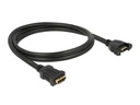 Delock Verlängerungskabel zum Einbau, 4K 30Hz HDMI - HDMI, 1 m