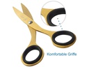 Läufer Schere 17 cm, Metall, Universal, Schwarz