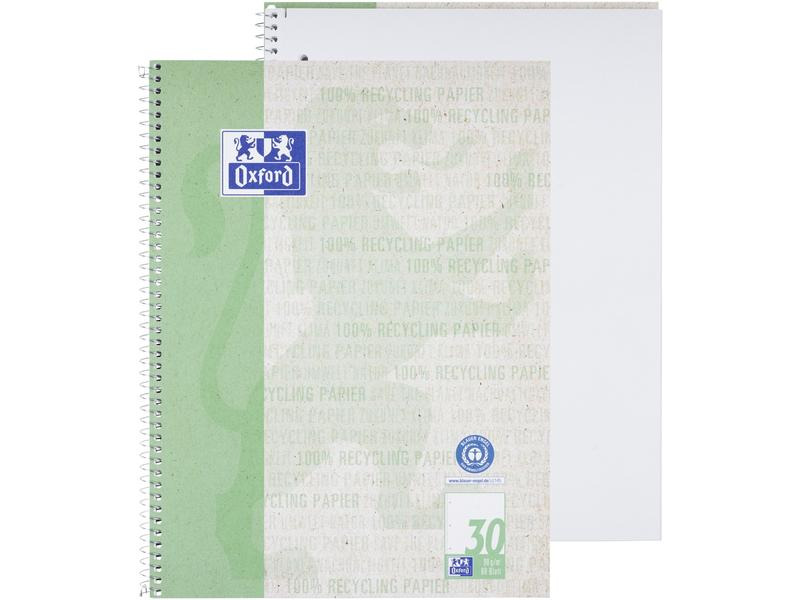 Oxford Notizbuch blanko, A4+, Dunkelgrün