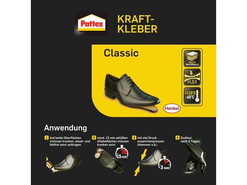 Pattex Klebstoff Classic 125 g, Beige