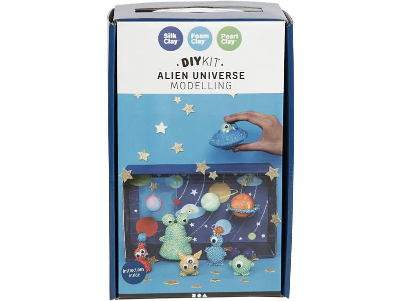 Creativ Company Modelliermasse Set Alien Universum