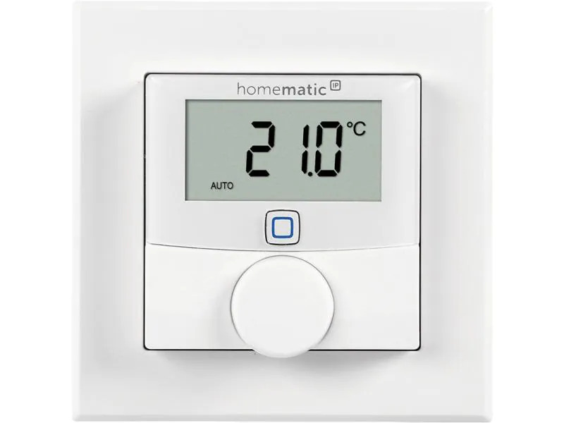 Homematic IP Smart Home Funk-Wandthermostat mit Luftfeuchtigkeitssensor