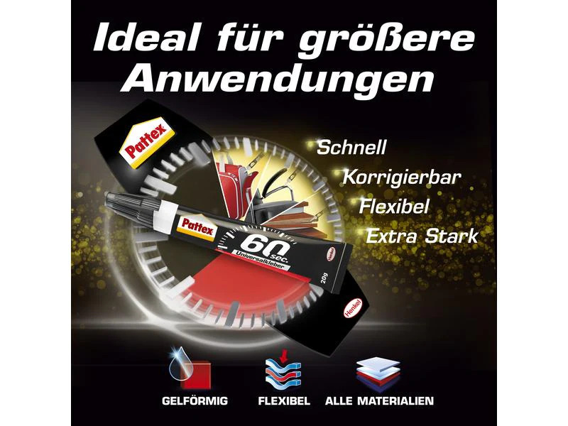 Pattex Universalkleber 60 Sec. 1 x 20 g