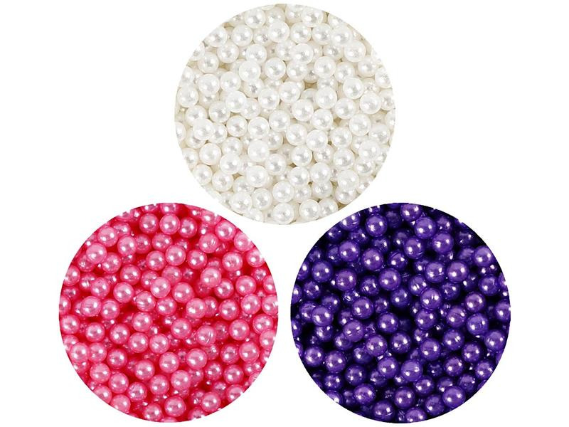 Creativ Company Modelliermasse Pearl Clay Pink, Lila, Weiss