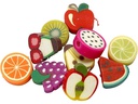Creativ Company Perlen Ton Figurperlen 60 Stück, Frucht