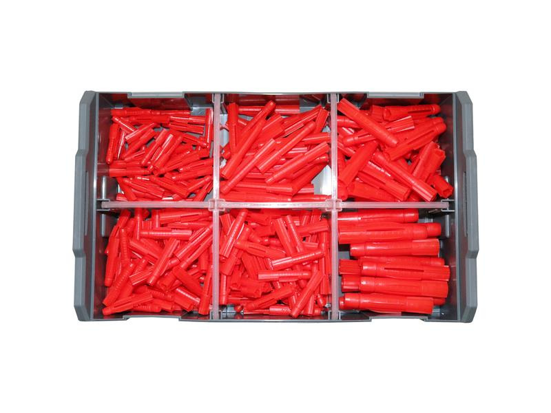 Tox-Dübel Dübel Sortiment L-Boxx Mini Allround Tri, 266 Stück