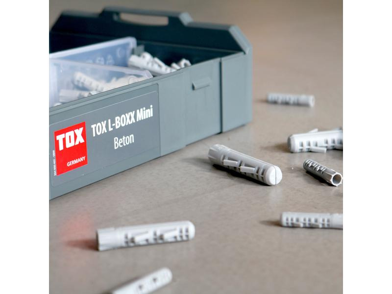 Tox-Dübel Dübel Sortiment L-Boxx Mini Beton, 296 Stück