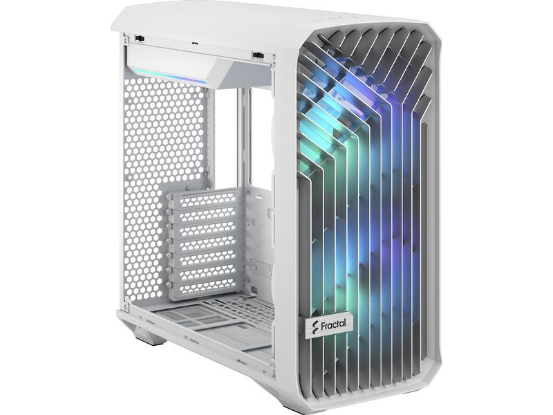Fractal Design PC-Gehäuse Torrent Compact RGB TG Light Tint Weiss