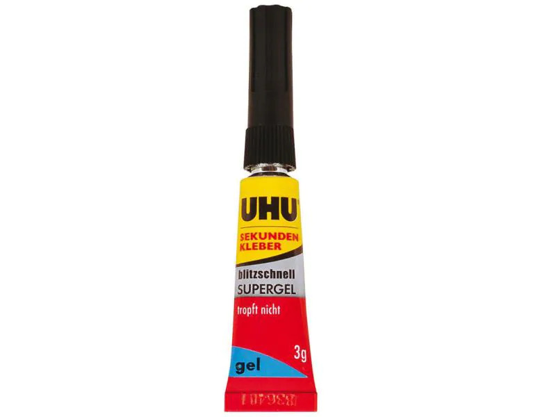 UHU Sekundenkleber Gel 3 g, Transparent