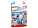 tesa Selbstklebestrip Powerstrips 8 Stück, Transparent, 1 kg