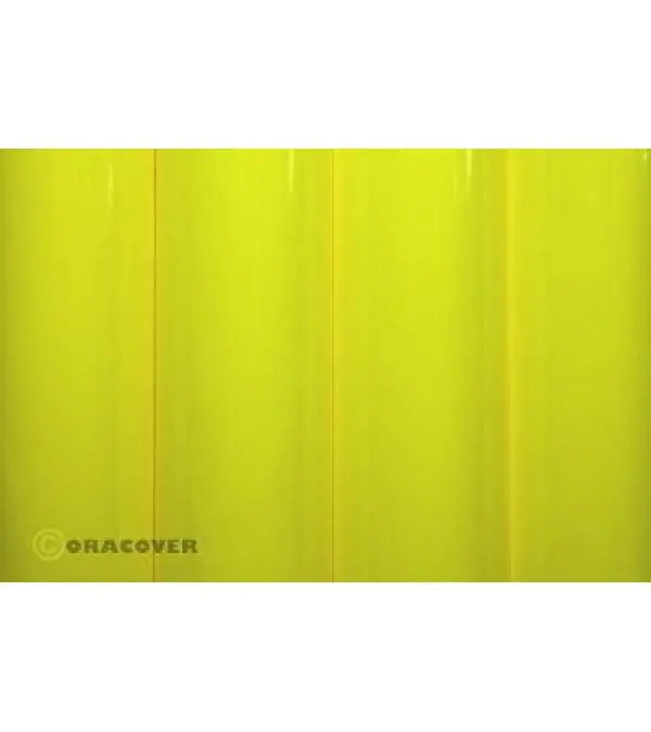 Oracover Bügelfolie Oralight transparent gelb