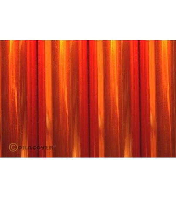 Oracover Bügelfolie Oralight transparent orange