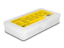 Delock Schrumpfschlauch 100-teilig Sortimentsbox, transparent