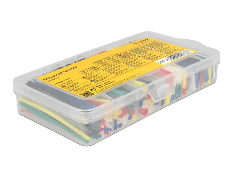 Delock Schrumpfschlauch 196-teilig Sortimentsbox, farbig
