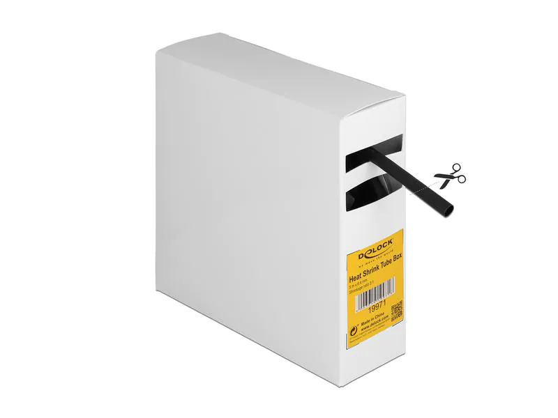 Delock Schrumpfschlauch Box mit Innenkleber, 5 m x 6.4 mm