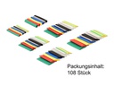 Delock Schrumpfschlauch Sortimentsbox 108-teilig, farbig, 4cm