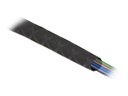 Delock Schrumpfschlauch X-Muster rutschfest 1 m x 15 mm Schwarz