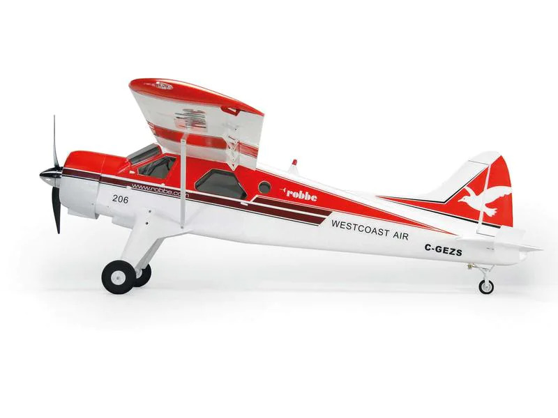 robbe Motorflugzeug DHC-2 Air Beaver, rot, 1520 mm PNP