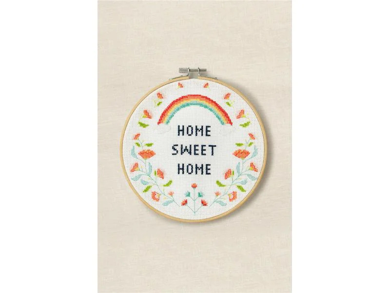 DMC Stickset Gift of Stitch Home Sweet Home, Ø 18.5 cm