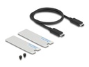 Delock Externes Gehäuse M.2 NVMe USB4 40 Gbps