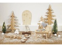 HobbyFun Holzscheiben Mini-Utensilien 20 mm, 10 Stück