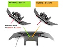 RC4WD Front Stossstange mit LED's, Metall, TRX-4 Bronco 21