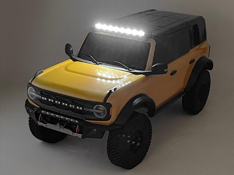 RC4WD LED Light Bar eckig, TRX-4 Bronco 21