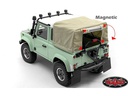 RC4WD Modellbau-Heckaufbau mit Softtop Beige für 2015 D90